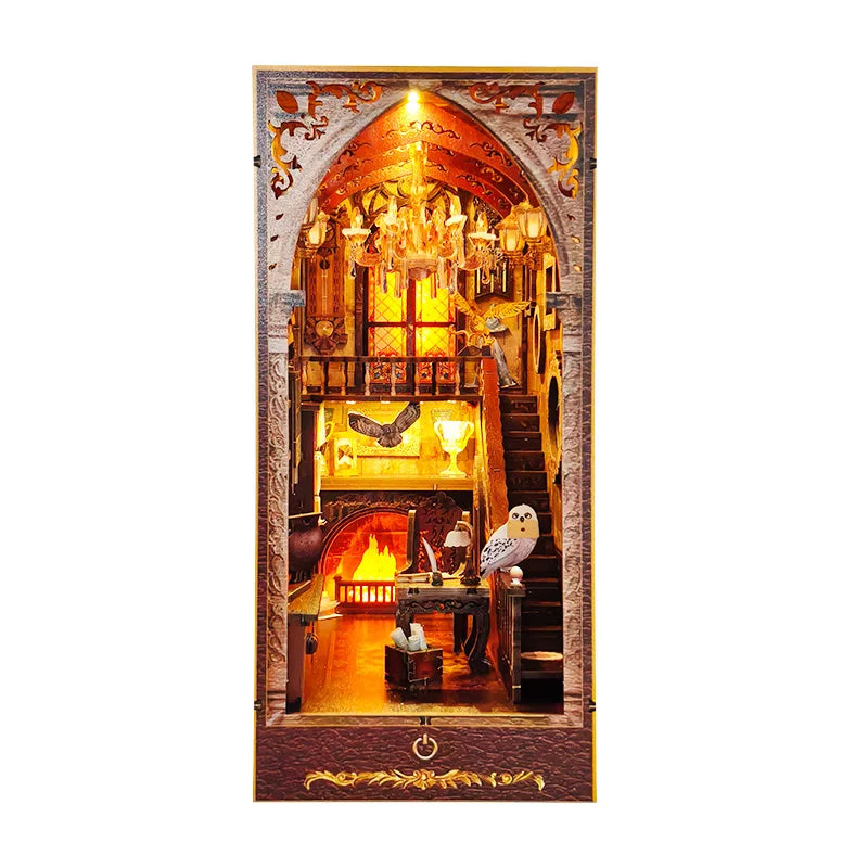 Diorama de Estantería Iluminado: Edición "Academia Mágica".