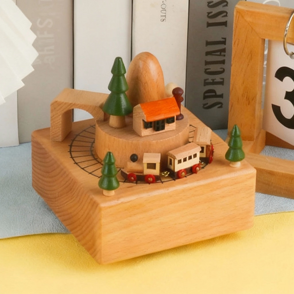 Colección "Vintage Motion": Kit de Ingeniería Mecánica Musical (Madera Premium)