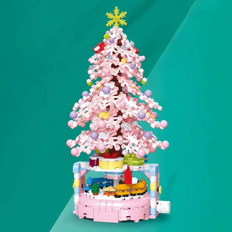 Kit de Modelismo Navideño: Árbol de navidad a piezas.