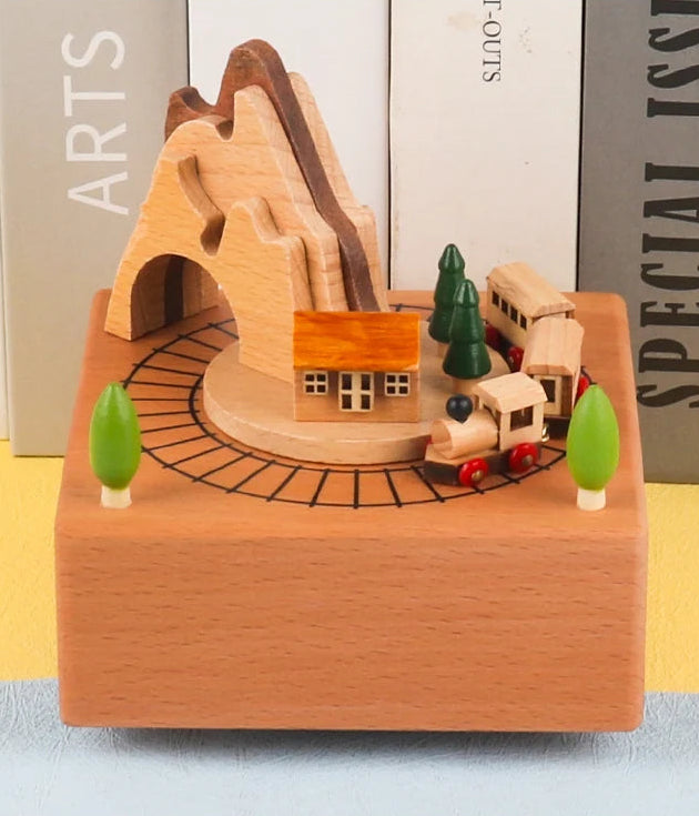 Colección "Vintage Motion": Kit de Ingeniería Mecánica Musical (Madera Premium)