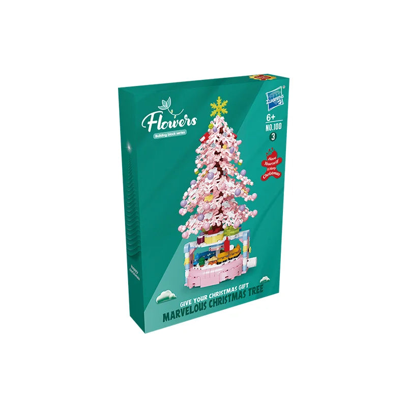 Kit de Modelismo Navideño: Árbol de navidad a piezas.